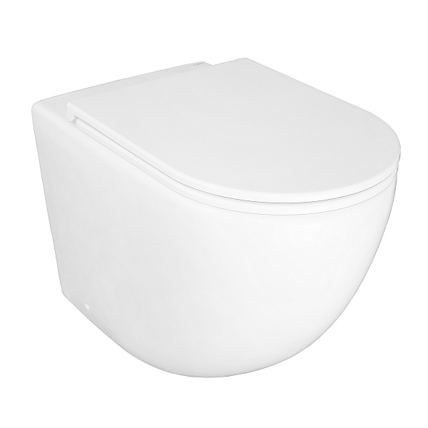 Унитаз Azario Grado AZ-2141D-UQ1 приставной безободковый с сиденьем микролифт фото 2