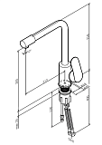 Смеситель Am.Pm Like F8005711 для кухонной мойки фото 8