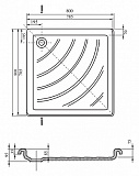 Поддон для душа Ravak Angela-80 LA фото 5