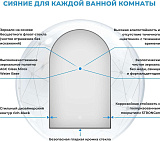 Зеркало Wellsee 7 Rays' Spectrum 40x70 см 172201660 фото 3