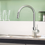 Смеситель Grohe Eurosmart Cosmopolitan 31481000 для кухонной мойки с выдвижным изливом фото 3