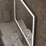 Зеркало Mixline Ливия 80x120 4620001988013 с подсветкой фото 5