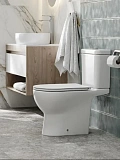 Унитаз-компакт Paomo Lalina Vortex PO-40124 напольный безободковый с микролифтом фото 5