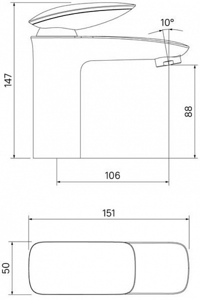 Смеситель Iddis Stone STOSB00i01 для раковины фото 10