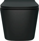 Унитаз Paomo Eva Pro Vortex Black PO-40311 подвесной безободковый с микролифтом фото 9