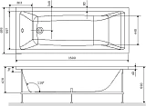 Каркас для ванн 150x70 AM.PM Gem W93A-150-070W-R с монтажным набором фото 2