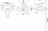 Смеситель Bravat Line F65299C-B-RUS для ванны с душем фото 2
