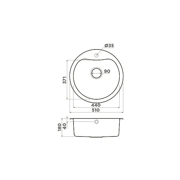 Мойка для кухни Omoikiri Saroma 51 см 4993007 фото 2