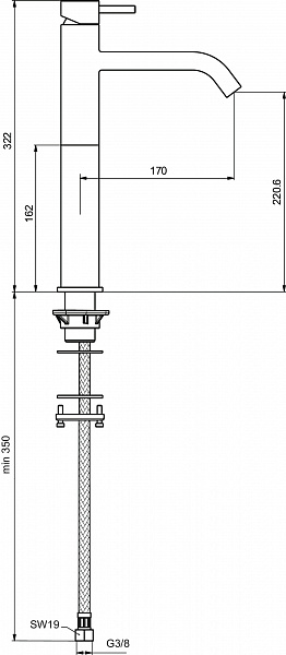 Смеситель Ideal Standard Mara A9009AA для раковины-чаши фото 2