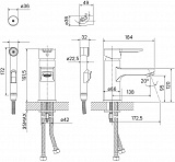 Смеситель Iddis Sena SENSB00i08 для раковины фото 2