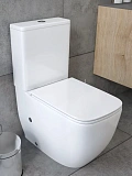 Унитаз-компакт Watersense Mandy Vortex W01855 напольный безободковый с микролифтом фото 7