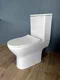 Унитаз-компакт Paomo Belinda PO-40803 напольный безободковый с микролифтом фото 7