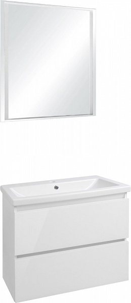 Мебель для ванной Style Line Даймонд 70 подвесная белая фото 1