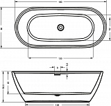 Акриловая ванна Riho Inspire FS 180x80 BD0200500000000 фото 3