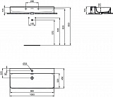 Раковина Ideal Standard Conca 100 см T383201 фото 8