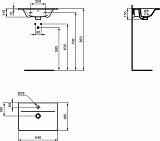 Раковина Ideal Standard Connect Air 54 см E029601 фото 4