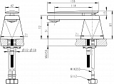 Смеситель Bravat Diamond F118102C-ENG для раковины фото 3