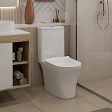 Унитаз-компакт Watersense Belinda Pro W00119 напольный безободковый с микролифтом фото 2