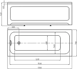 Акриловая ванна Aquatek Мия 170x70 MIY170-0000004 фото 5