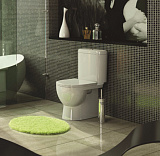 Унитаз-компакт Sanita Luxe Art WC.CC/Art/2-DM/WHT.G/S1 напольный с сиденьем микролифт фото 2