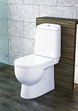 Унитаз-компакт Sanita Luxe Best WC.CC/Best/2-DM/WHT.G/S1 напольный с сиденьем микролифт фото 2