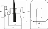 Смеситель Ravak 10° Free TD F 066.00 X070137 для душа с внутренней частью фото 4