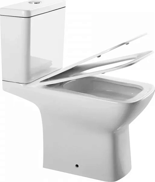 Унитаз-компакт Watersense Nancy Vortex W00750 напольный безободковый с микролифтом фото 10