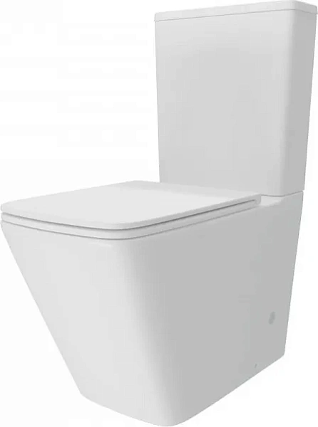 Унитаз-компакт Watersense Eva Vortex W00745 напольный безободковый с микролифтом фото 7