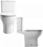 Унитаз-компакт Watersense Lalina Vortex W00749 напольный безободковый с микролифтом фото 13