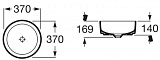Раковина Roca Inspira round 37 см 327523000 фото 4