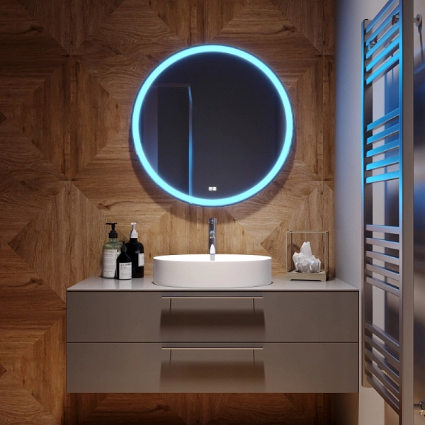 Зеркало Mixline Перла Нео 77x77 4630104807456 с подсветкой фото 5