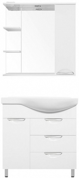 Мебель для ванной Style Line Жасмин 80 напольная левая фото 1