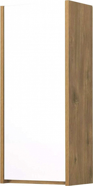 Шкаф-пенал Акватон Сканди 35x80 см белый / тёмное дерево 1A255003SDZ90 фото 1