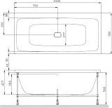 Акриловая ванна AM.PM Func 150x70 W84A-150-070W-A фото 3