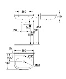 Раковина Grohe Euro Ceramic 55 см 39336000 фото 2