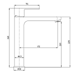 Смеситель E.C.A. Nita 102188035EX для раковины фото 2