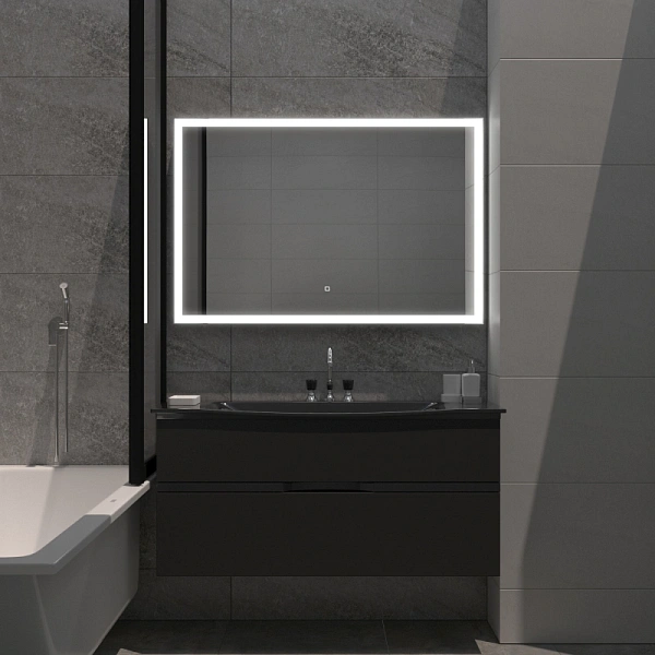 Зеркало Mixline Норма 80x120 4630104801492 с подсветкой фото 3