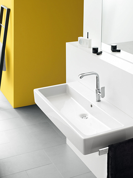 Смеситель Hansgrohe Metris 31087000 для раковины с донным клапаном фото 3