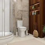 Унитаз-компакт Paomo Lana PO-40703 напольный безободковый с микролифтом фото 5