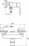 Смеситель Ravak Classic CL 032.00/150 X070084 для душа фото 2