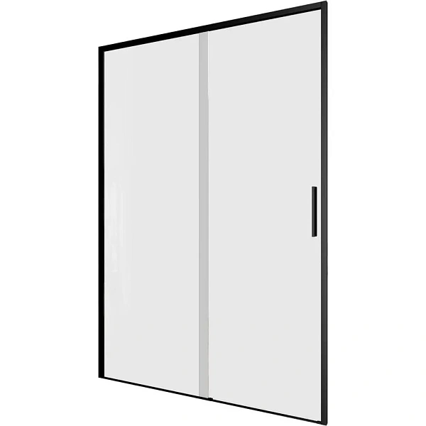Душевая дверь Aquanet Pleasure Evo AE65-N130-BT 130 профиль черный прозрачное стекло фото 2