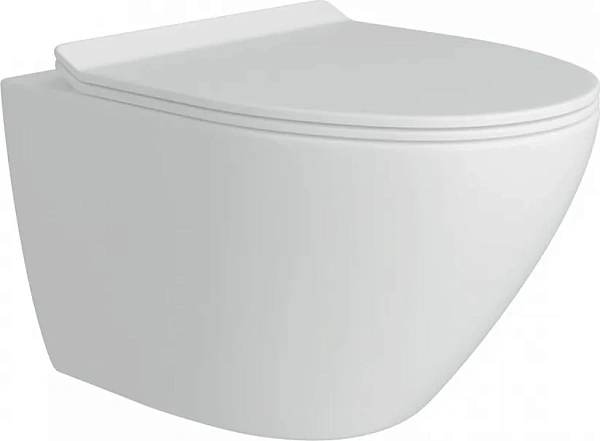 Унитаз Paomo Milana Pro PO-40106 подвесной безободковый с микролифтом фото 7