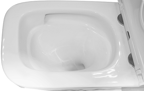 Унитаз Azario AZ-0052-UQ3 подвесной безободковый с сиденьем микролифт фото 4