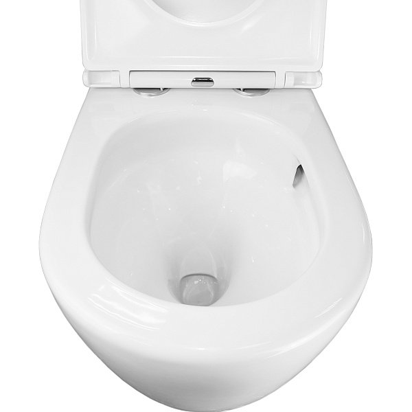 Унитаз Azario Grado AZ-2141D-UQ1 приставной безободковый с сиденьем микролифт фото 8