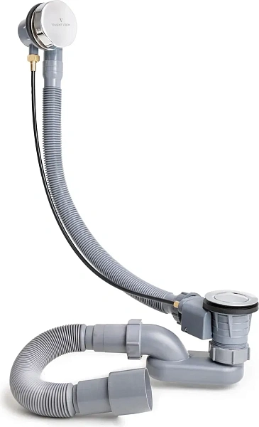 Слив-перелив Vinsent Veron V150.520 полуавтомат хром фото 1