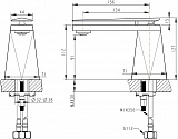 Смеситель Bravat Diamond F118102C-1-ENG для раковины фото 2