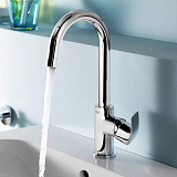 Смеситель Grohe BauCurve 23090000 для раковины с донным клапаном фото 2