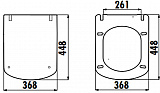 Унитаз-компакт Creavit Elegant EG360-11CB00E-0000 напольный с бачком MA410-00CB00E-0000 и микролифтом фото 4