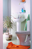Унитаз-компакт Sanita Аттика WC.CC/Attica/1-P/WHT.G/S1 напольный с сиденьем фото 2