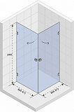 Душевой уголок Riho Scandic Mistral M209 90x90 см фото 3